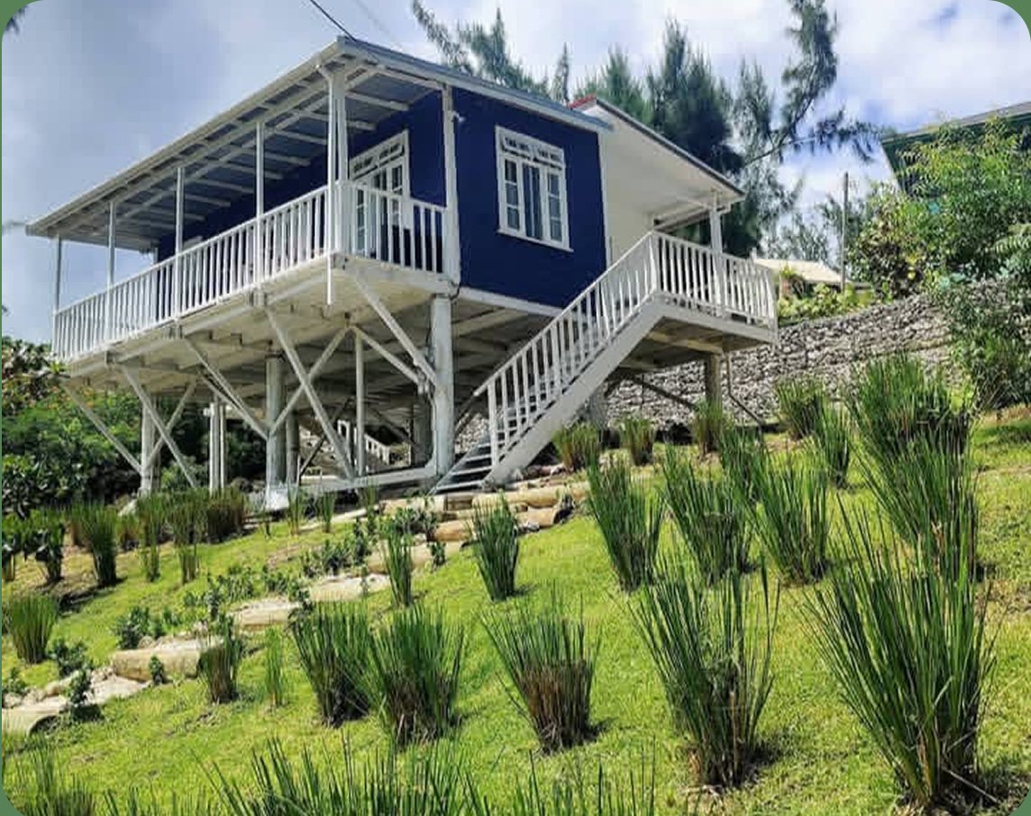 Modern elevated home in Barbados